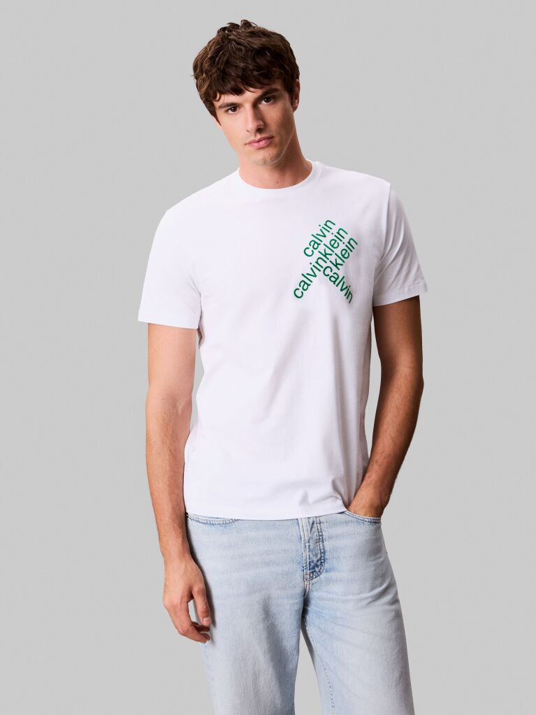 White Short Sleeve T-Shirt  Men