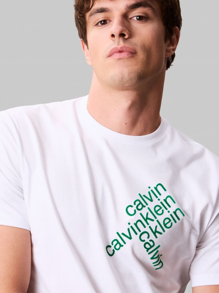 White Short Sleeve T-Shirt  Men