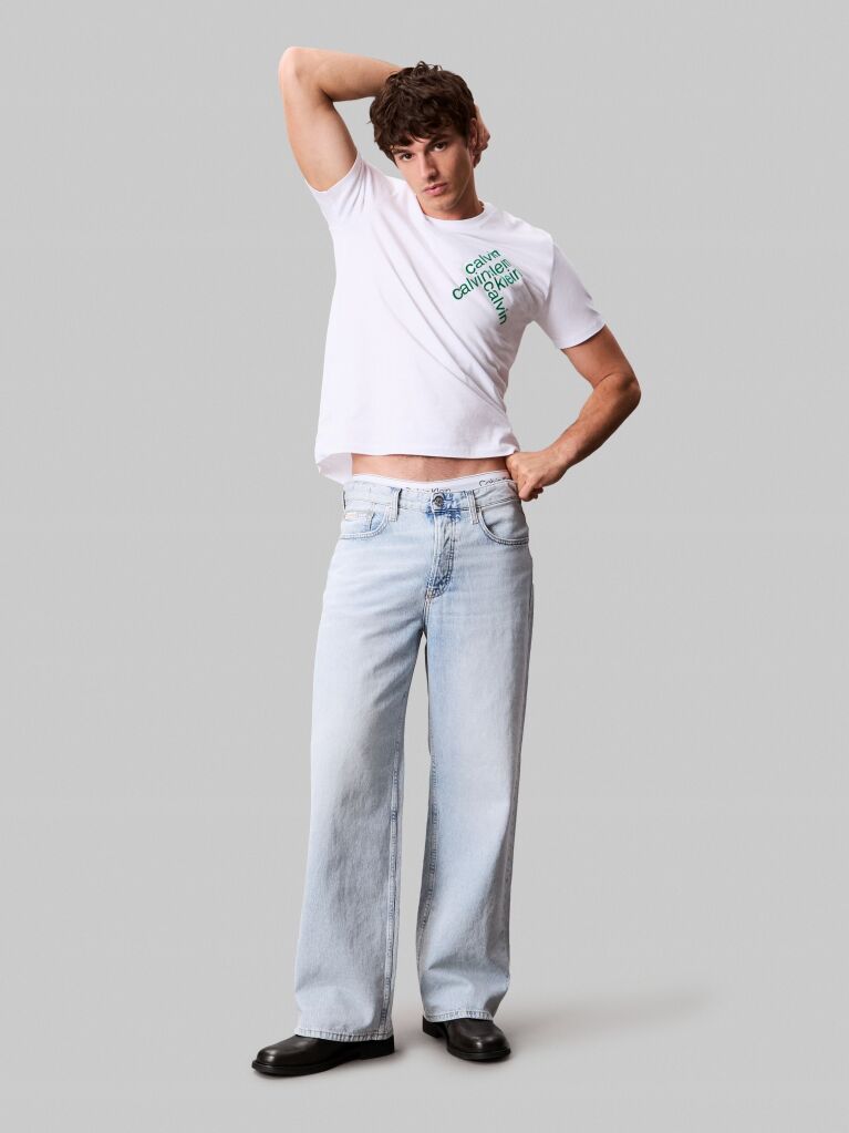 White Short Sleeve T-Shirt  Men