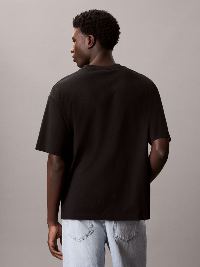 Μαύρο Κοντομάνικο T-Shirt  Άνδρας
