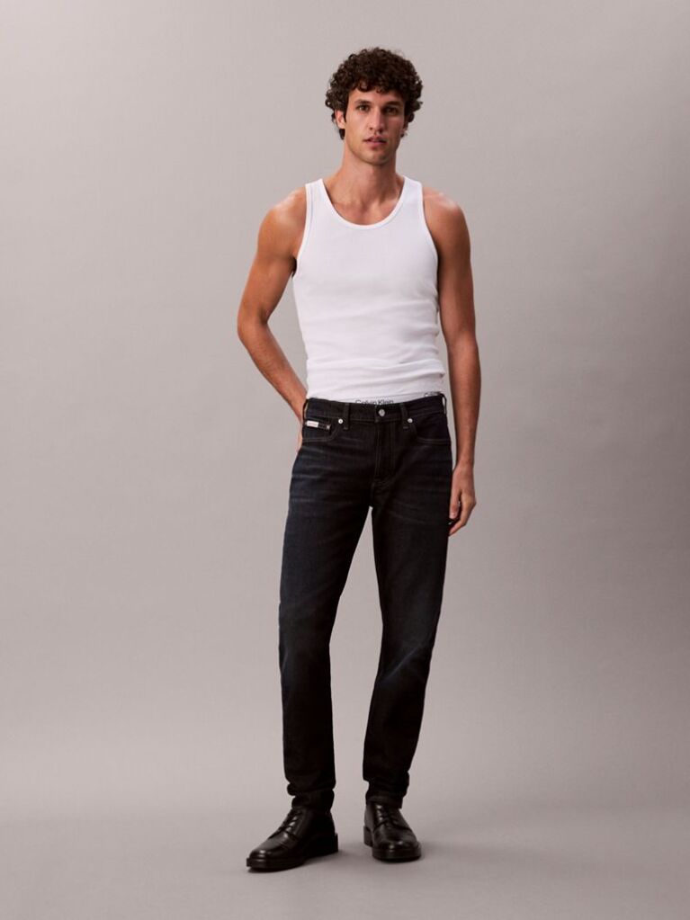 Denim Slim Tapered Jeans  Men