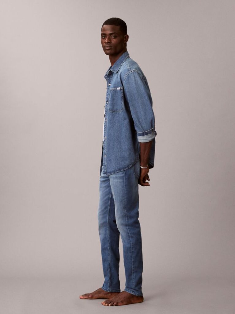 Denim Τζιν Με Slim Tapered Γραμμή  Άνδρας