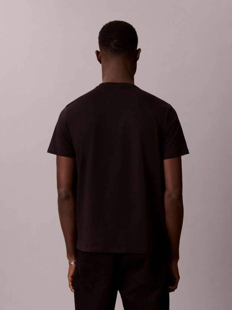 Black Short Sleeve Graphic T-Shirt  Men