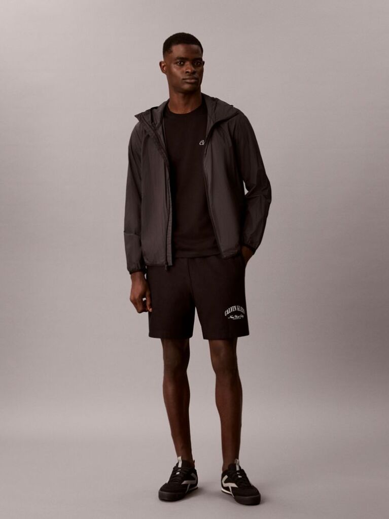 Black Premium Terry Jogger Shorts  Men