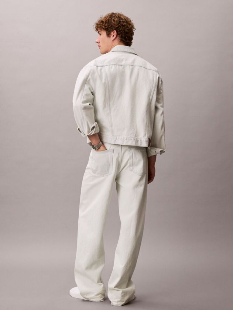 White Baggy Jeans  Men