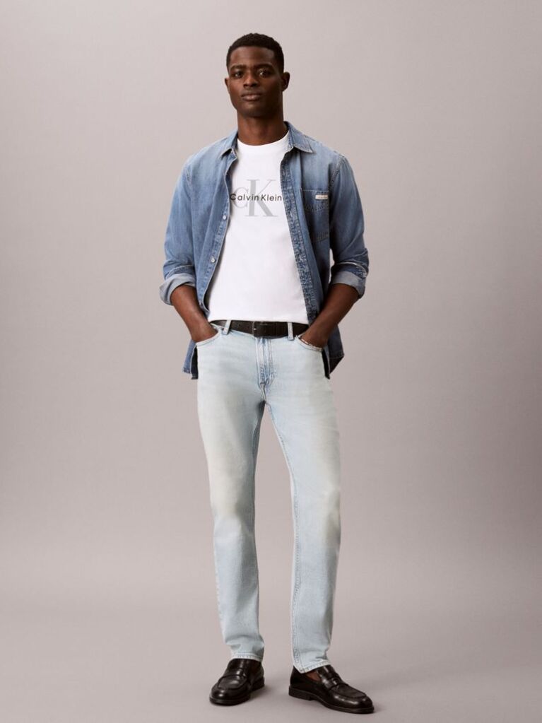 Denim Slim Tapered Jeans  Men