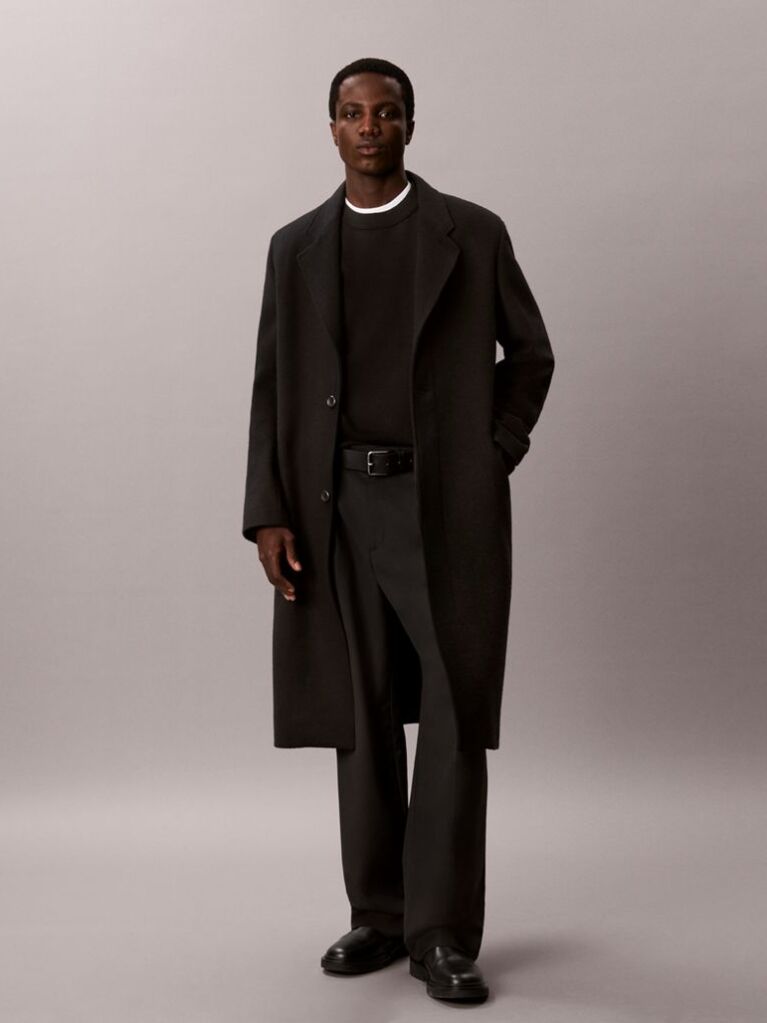 Black Classic Cotton Monogram Jumper  Men