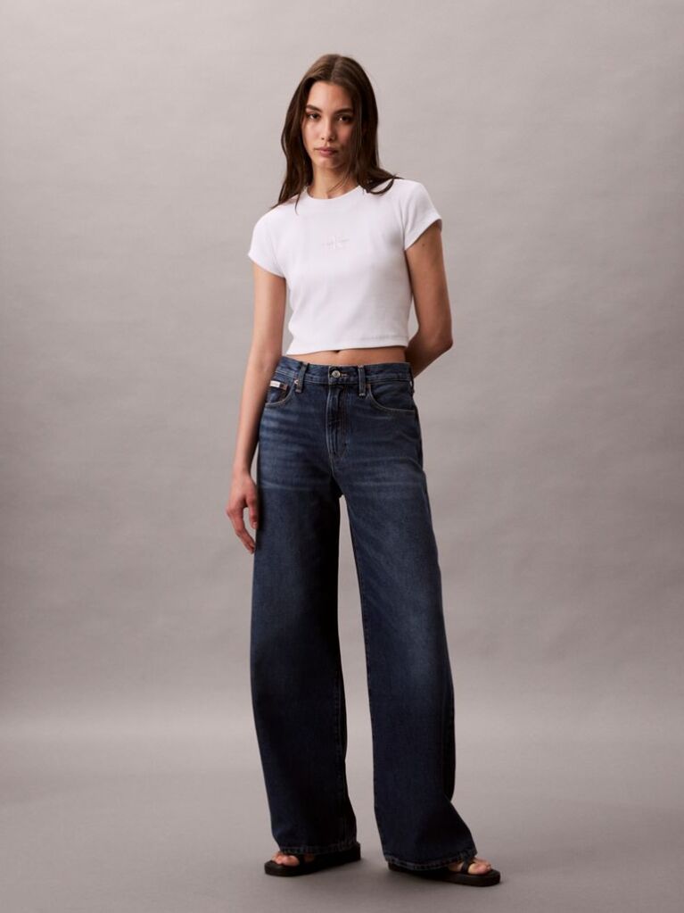 Denim Wide Leg Jeans  Women