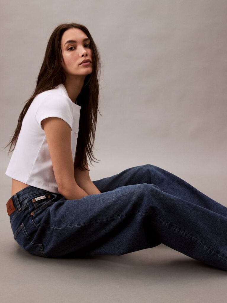 Denim Wide Leg Jeans  Women