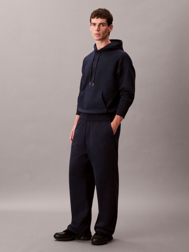 Black Premium Terry Hoodie  Men