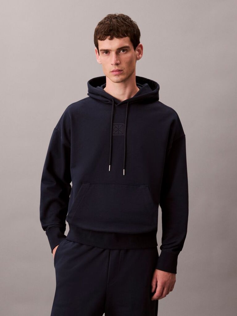 Black Premium Terry Hoodie  Men