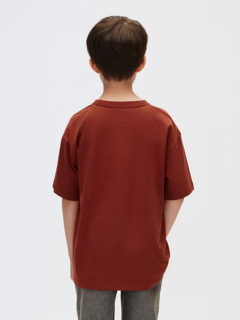 Red Kids' Graphic Logo T-shirt  Boys