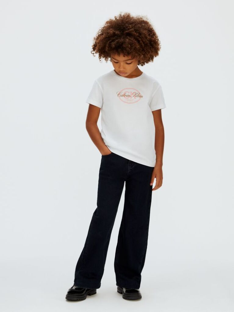 White Logo T-shirt  Girls