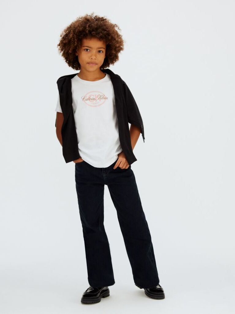 White Logo T-shirt  Girls