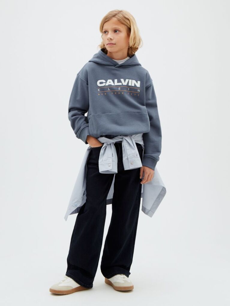 Blue Kids' Logo Hoodie  Boys