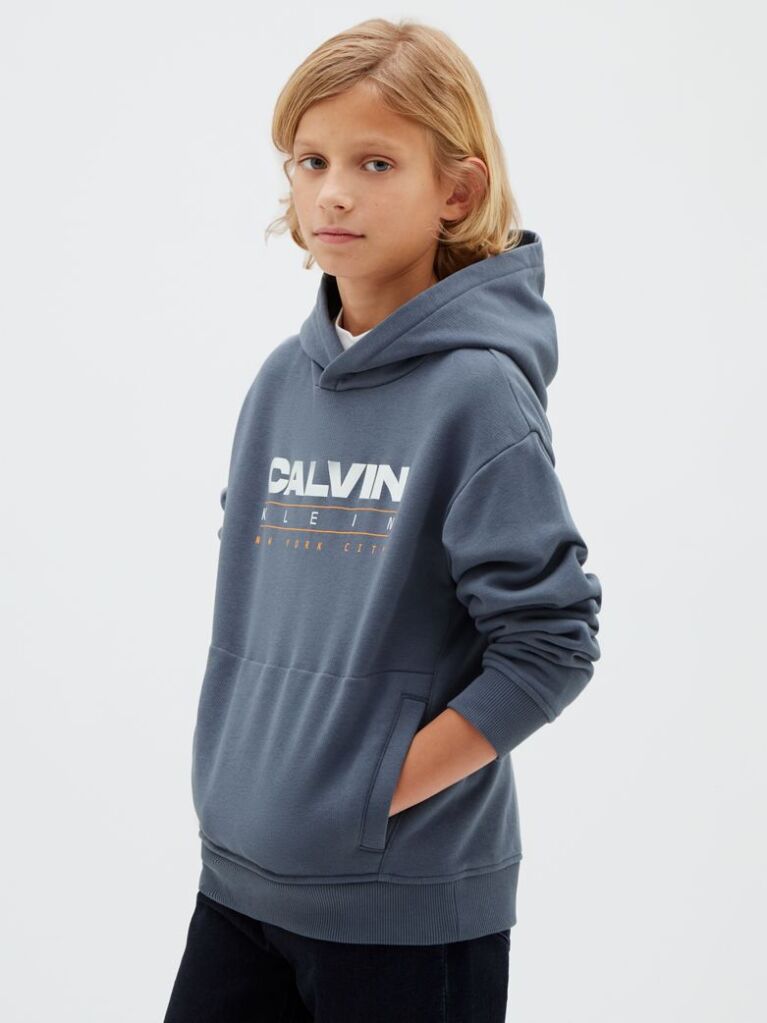 Blue Kids' Logo Hoodie  Boys