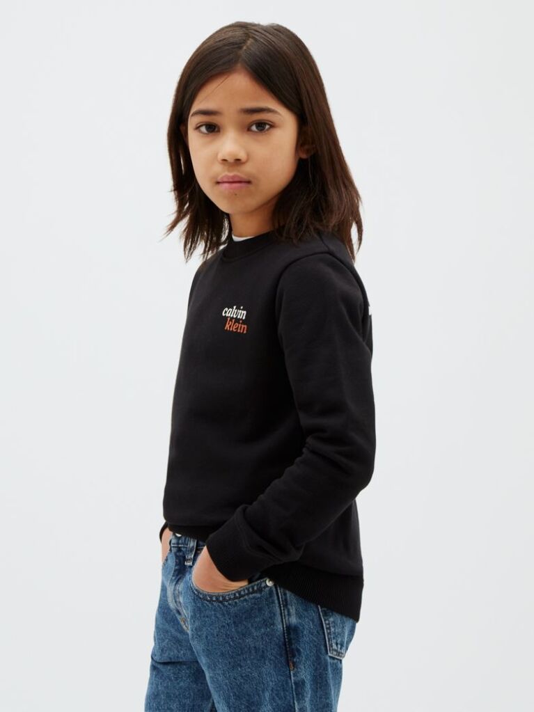 Black Kids' Logo Sweatshirt  Boys