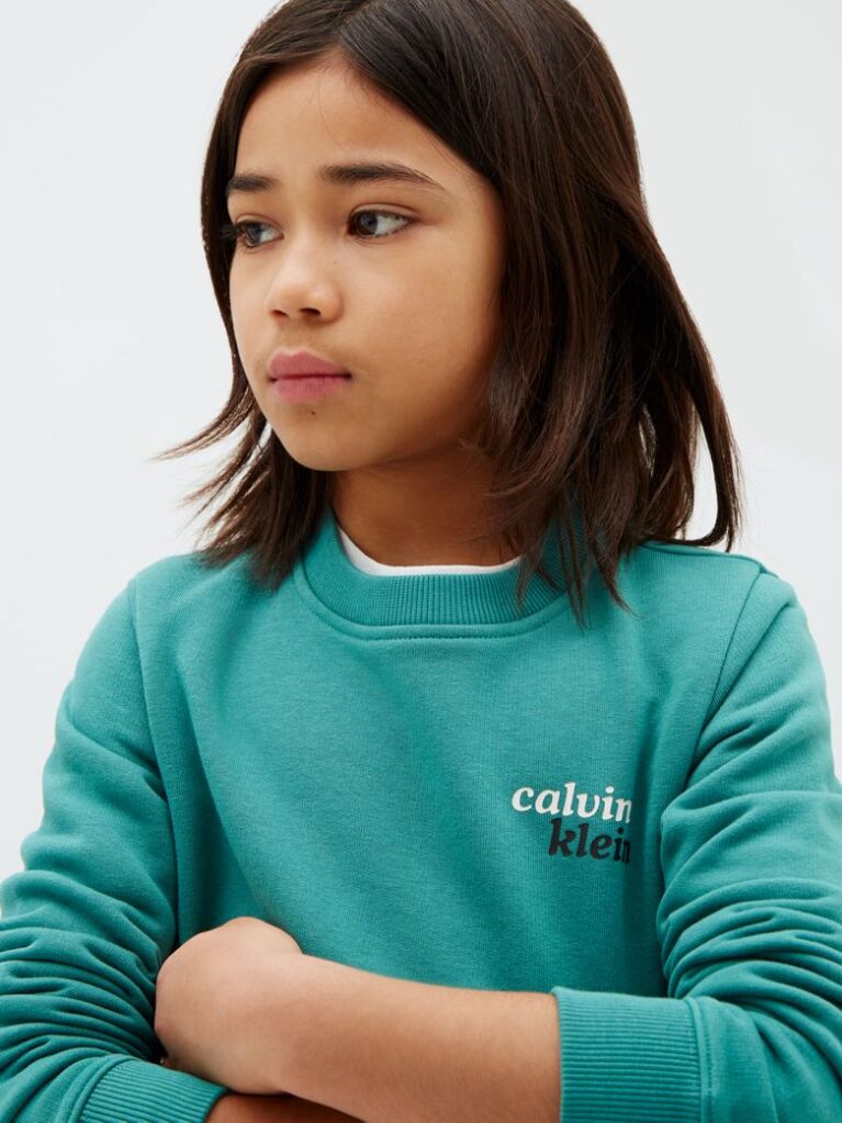 Green Kids' Logo Sweatshirt  Boys