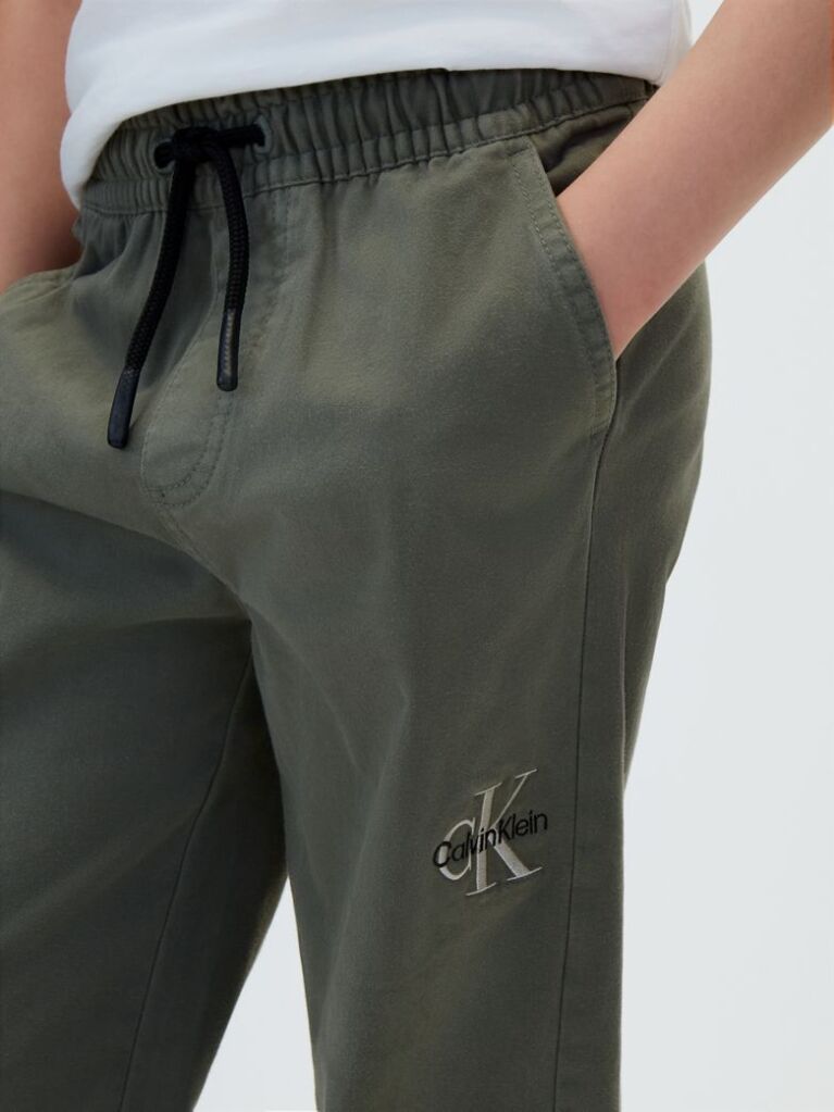 Πράσινο Παιδικό Παντελόνι Φόρμας Joggers Με Signature Λογότυπο  Αγόρι