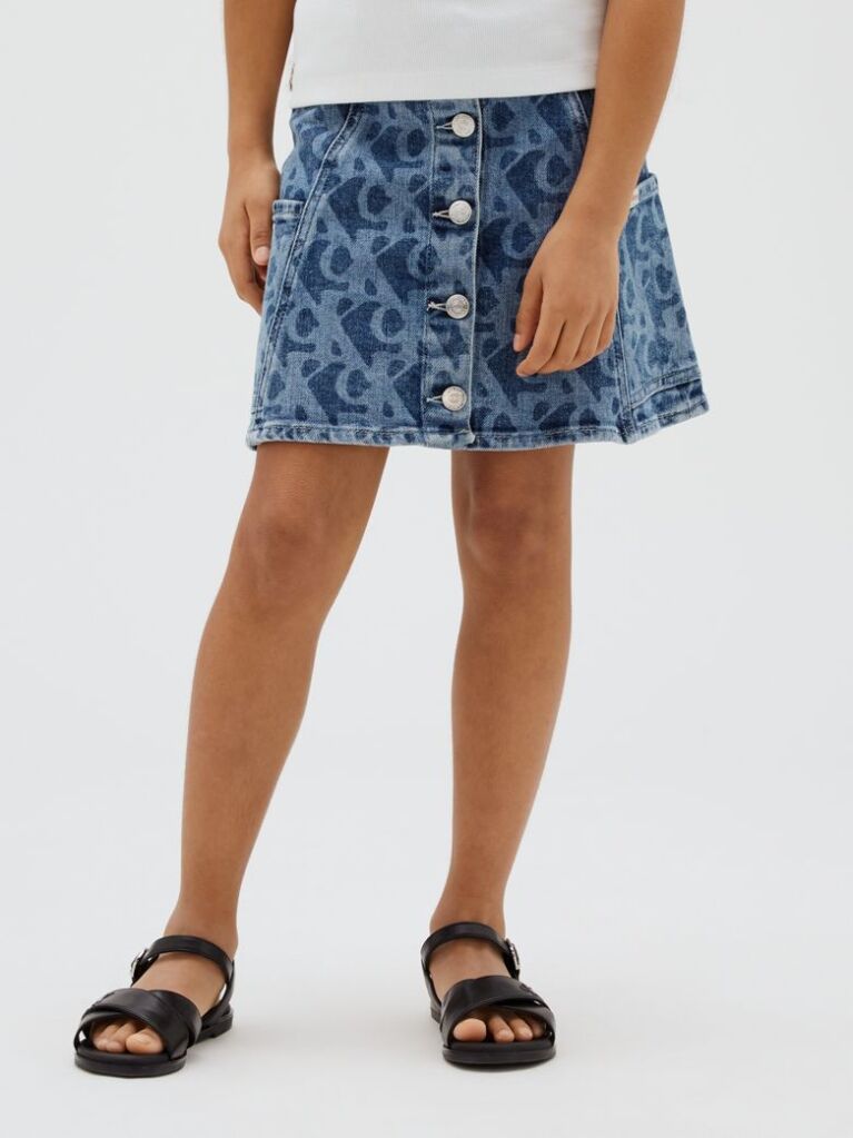 Denim Παιδική Denim Φούστα Με Λογότυπο  Κορίτσι