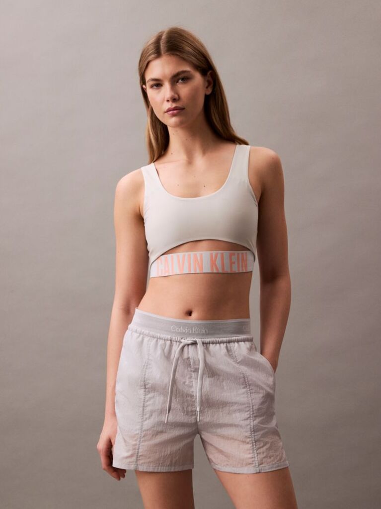 Grey Medium Impact Sports Bra  Women