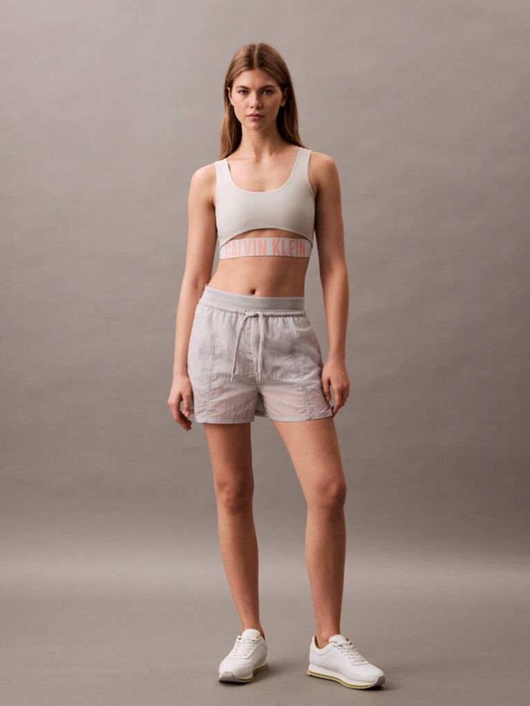 Grey Medium Impact Sports Bra  Women