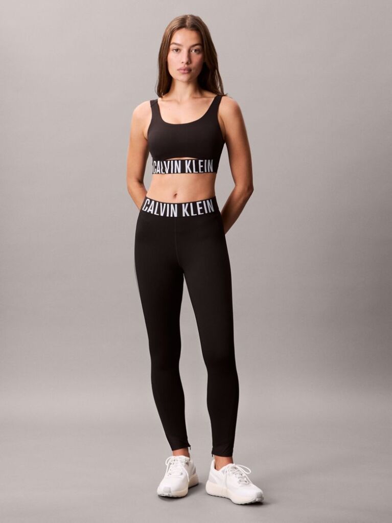 Black Medium Impact Sports Bra  Women