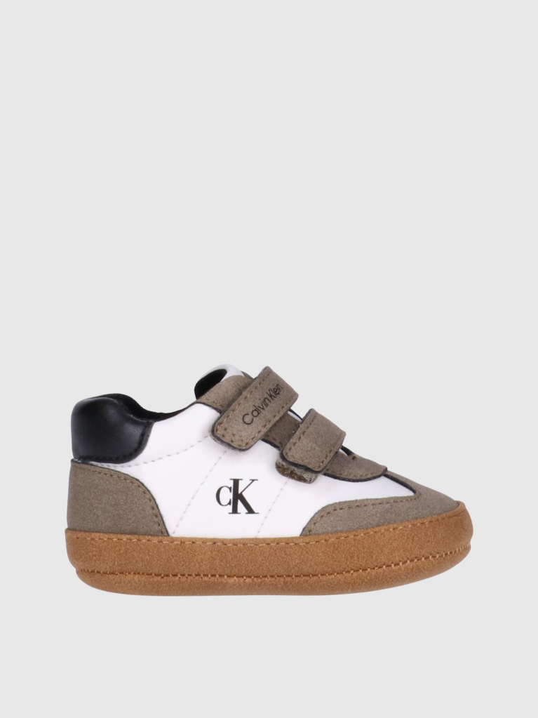 Multi Baby Low Cut Velcro Sneakers  Boys