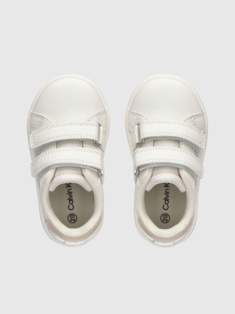 Λευκό Παιδικά Sneakers Με Velcro  Κορίτσι