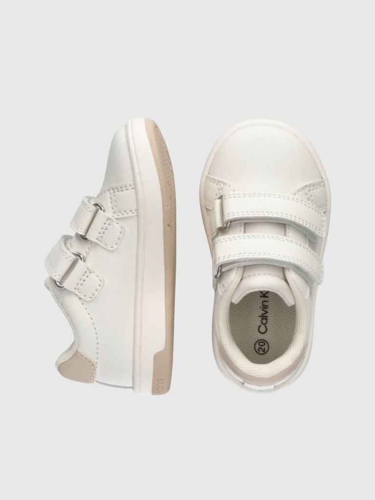 Λευκό Παιδικά Sneakers Με Velcro  Κορίτσι