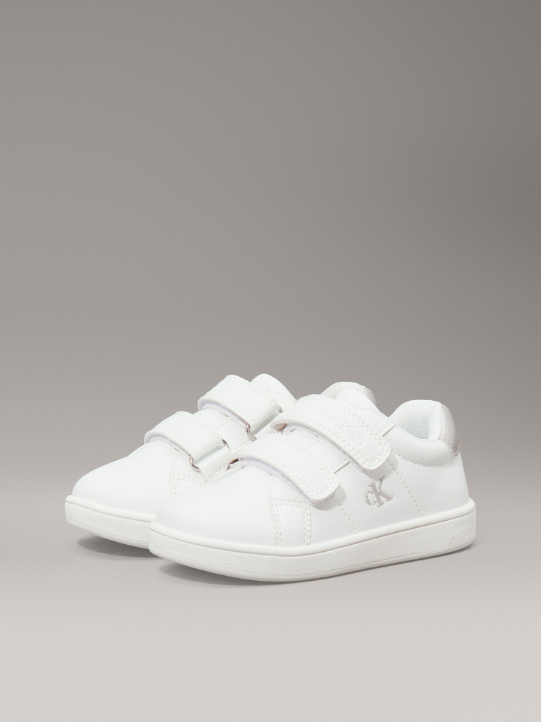 Λευκό Χαμηλά Sneakers Με Velcro  Κορίτσι