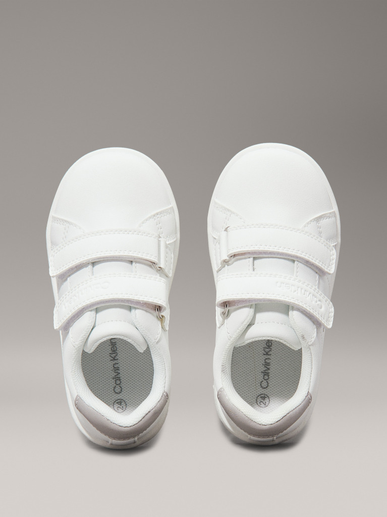 Λευκό Χαμηλά Sneakers Με Velcro  Κορίτσι