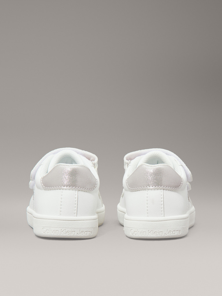 Λευκό Χαμηλά Sneakers Με Velcro  Κορίτσι