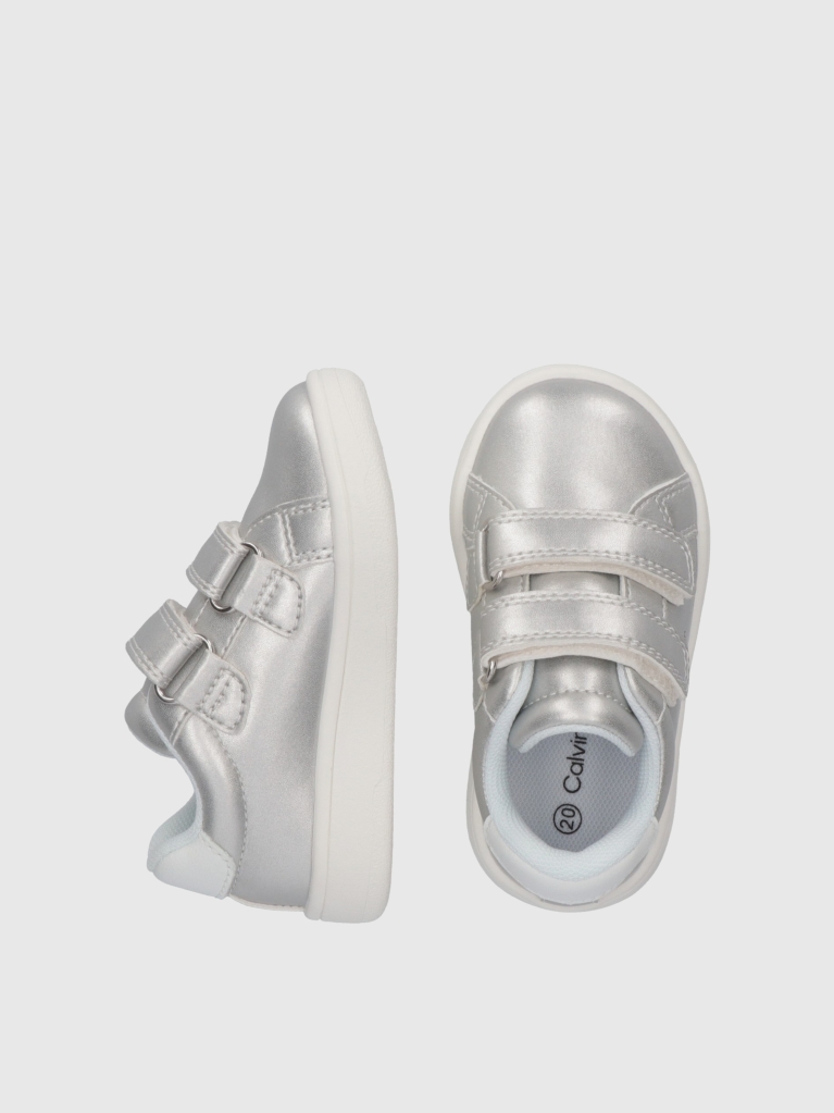 Multi Low Cut Velcro Sneakers  Girls