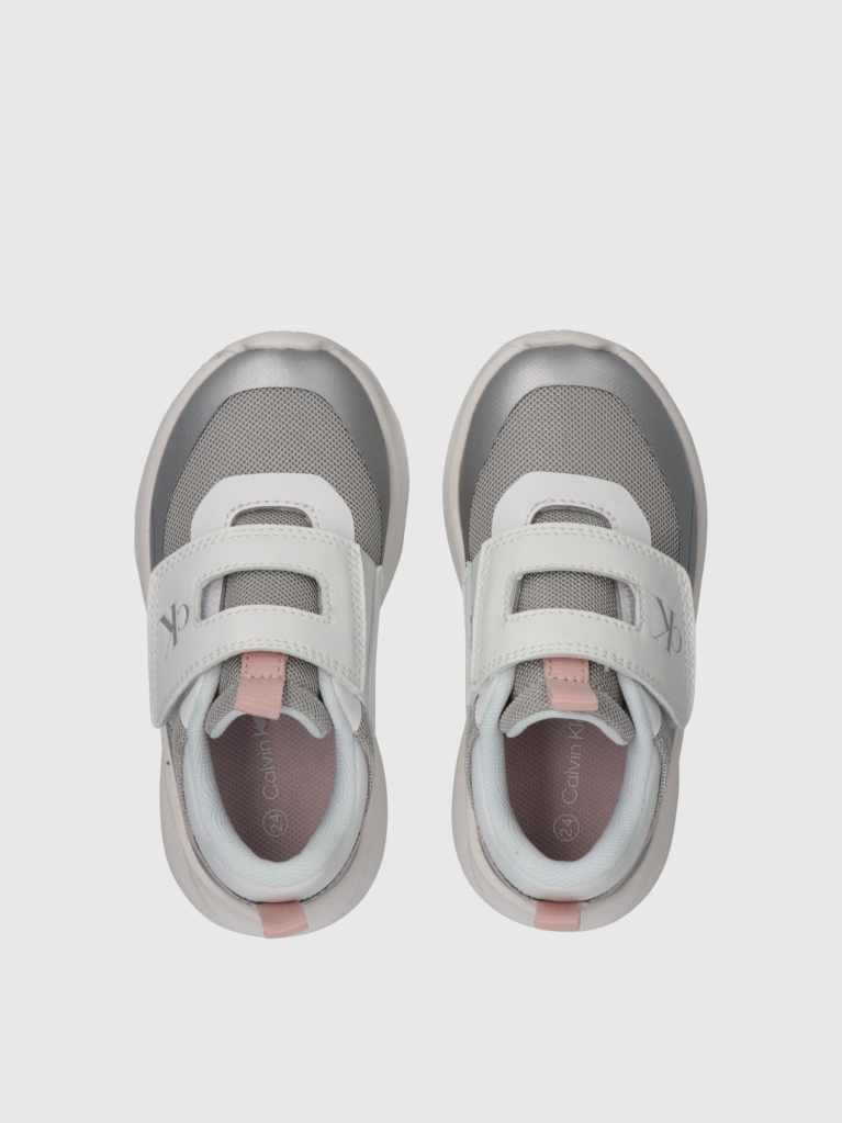 Multi Low Cut Velcro Sneakers  Girls