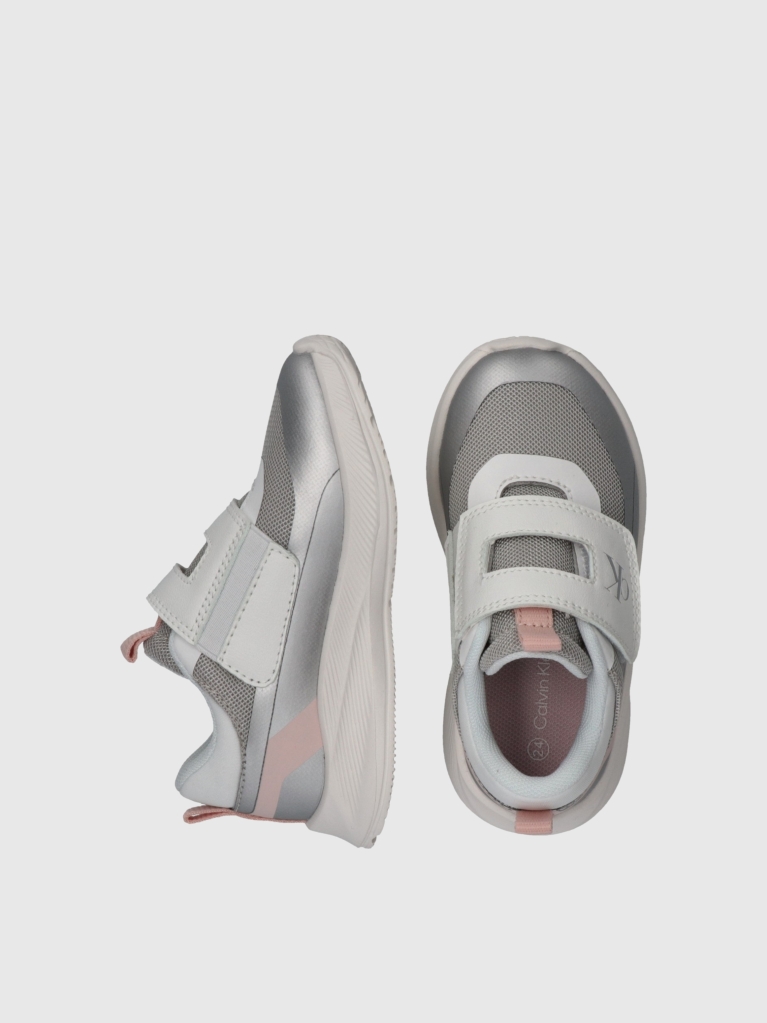 Multi Low Cut Velcro Sneakers  Girls