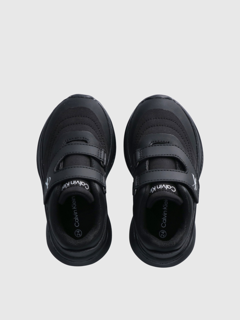 Μαύρο Παιδικά Sneakers Με Velcro Και Χαμηλό Κόψιμο  Παιδικό Unisex