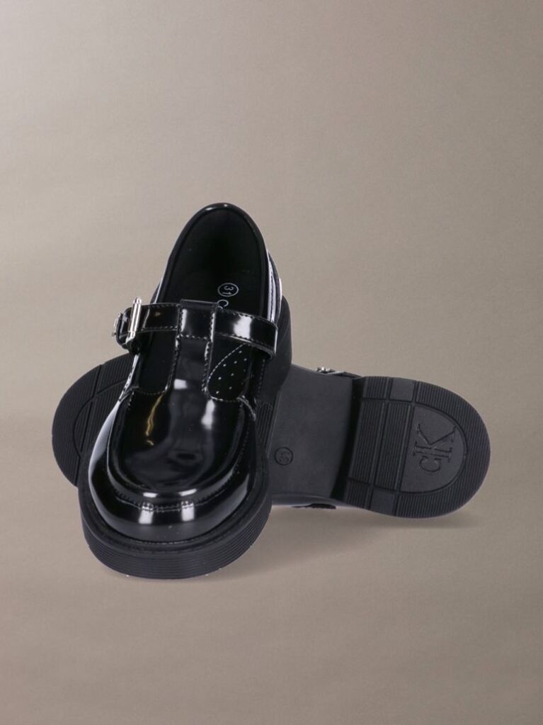 Μαύρο Παιδικά Loafers Από Συνθετικό Δέρμα  Κορίτσι