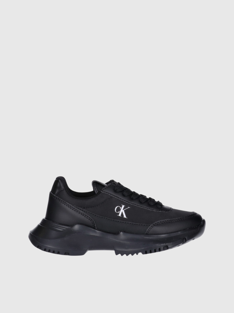 Μαύρο Δετά Sneakers Με Χαμηλό Κόψιμο  Κορίτσι