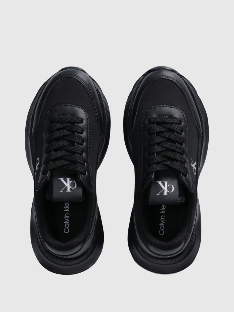 Μαύρο Δετά Sneakers Με Χαμηλό Κόψιμο  Κορίτσι