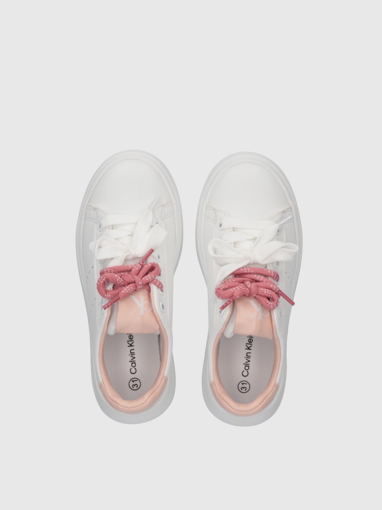 Multi Low Cut Lace-Up Sneakers  Girls