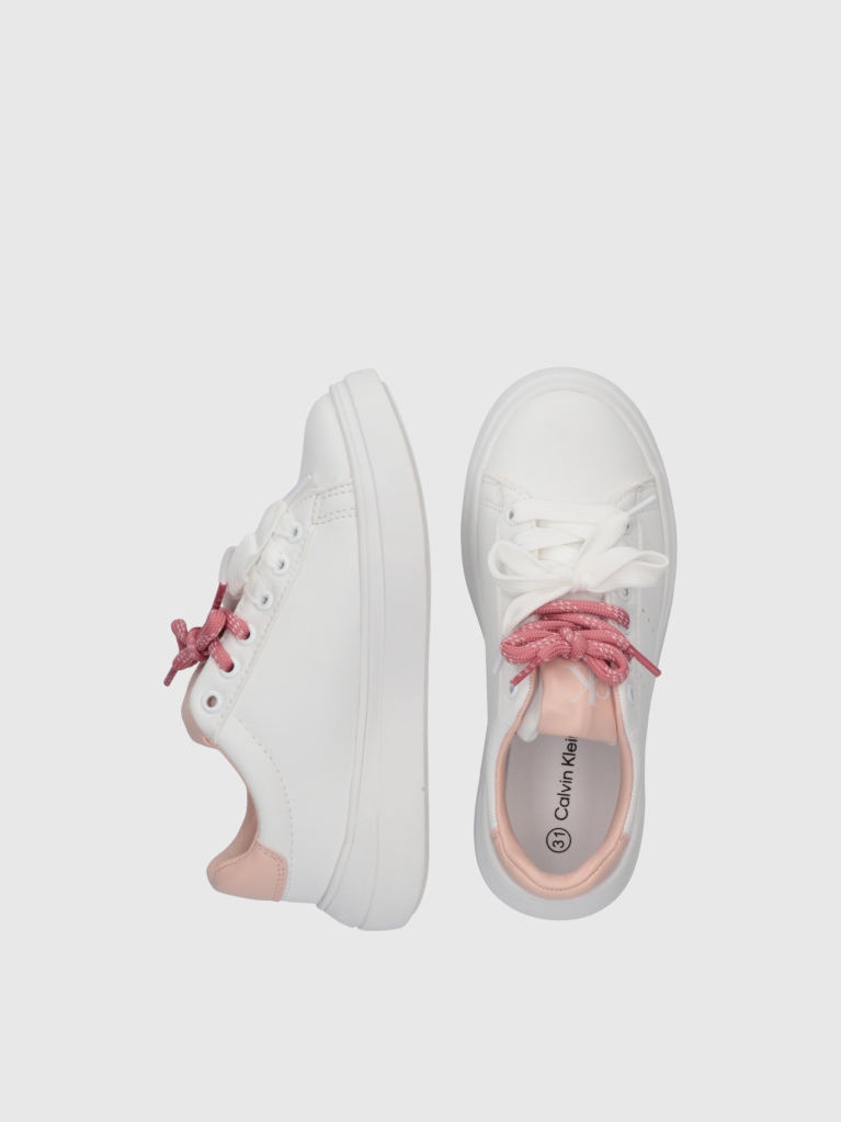 Multi Low Cut Lace-Up Sneakers  Girls