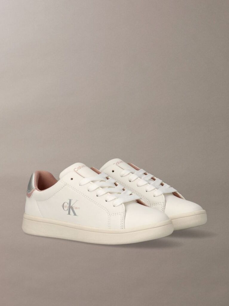 Λευκό Παιδικά Sneakers Με Velcro Και Χαμηλό Κόψιμο  Κορίτσι