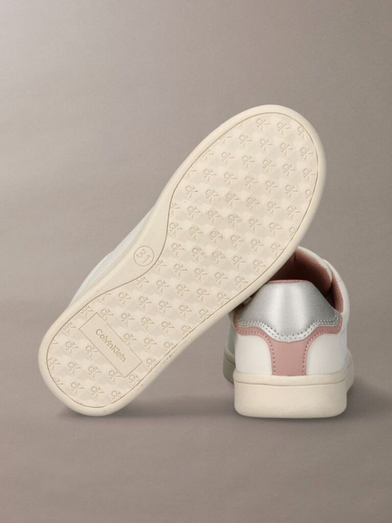 Λευκό Παιδικά Sneakers Με Velcro Και Χαμηλό Κόψιμο  Κορίτσι