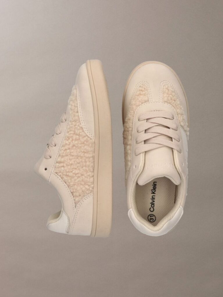 Μπεζ Παιδικά Μαλακά Signature Sneakers  Κορίτσι