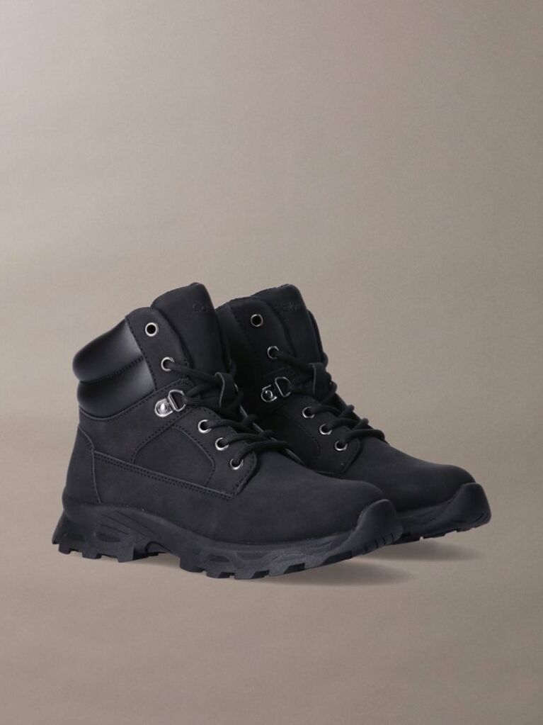 Μαύρο Παιδικά Μποτάκια Με Κορδόνια  Παιδικό Unisex