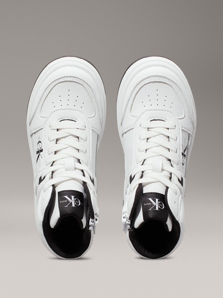 White Kids High-Top Sneakers  Kids Unisex