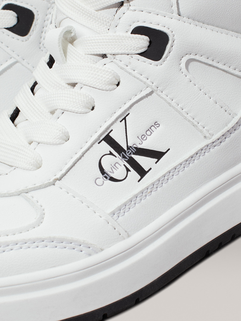 White Kids High-Top Sneakers  Kids Unisex