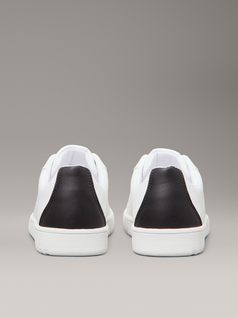 White Low Cut Lace-Up Sneaker  Kids Unisex