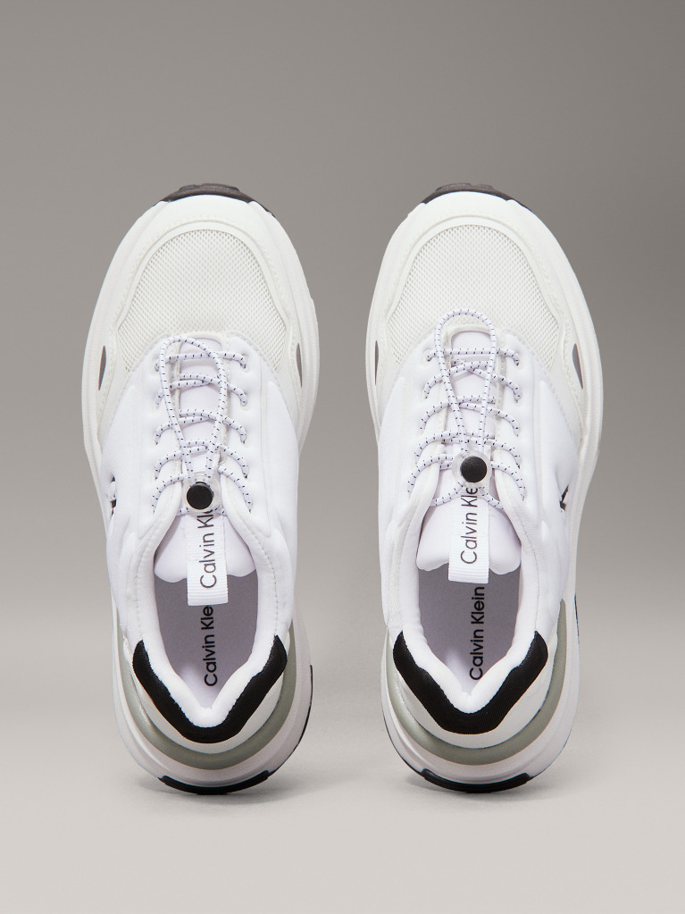White Low Cut Lace-Up Sneaker  Kids Unisex